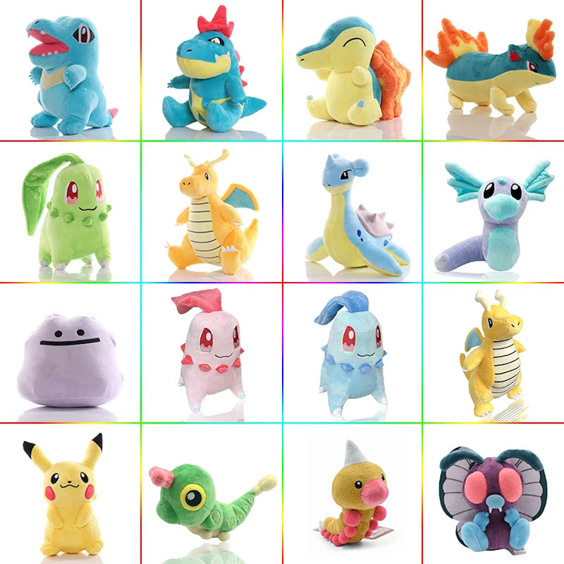 Pokémon Plush – 20 cm, 50 Characters