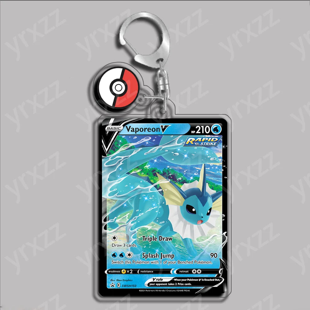 Pokémon Acrylic Keychain – Vaporeon, Charizard & More