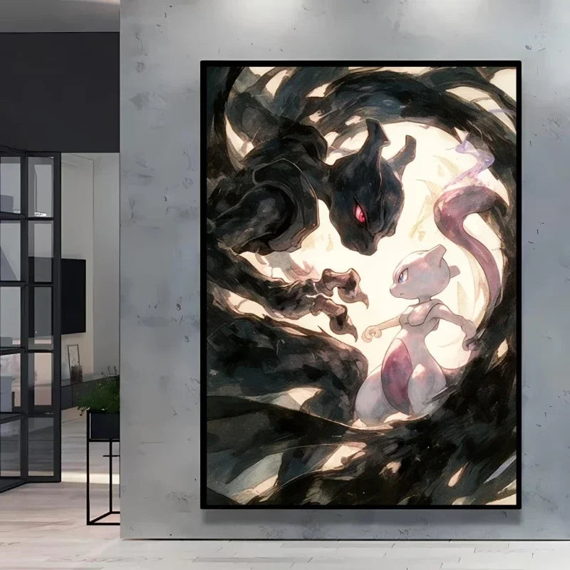 Classic Pokémon Canvas Print – Unframed