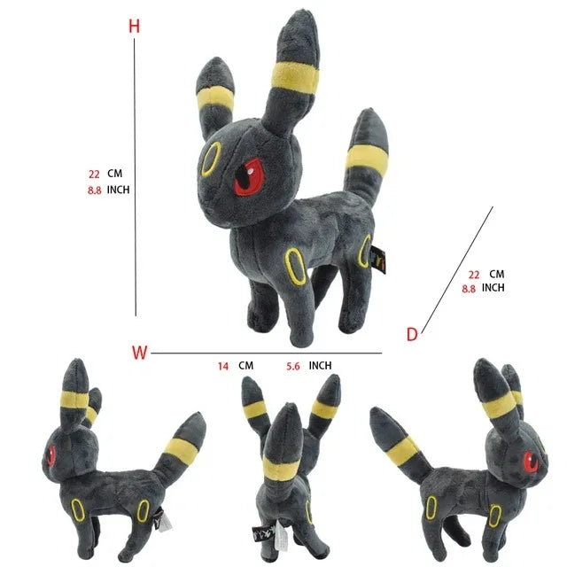 Eeveelution & Pikachu Plush Pillow