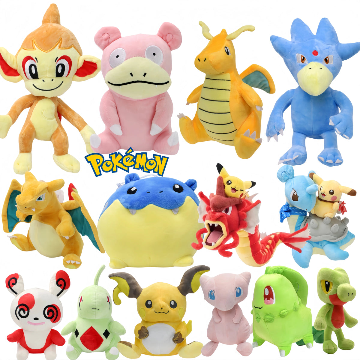 Pokémon Plush – Lapras, Latias, Larvitar & More