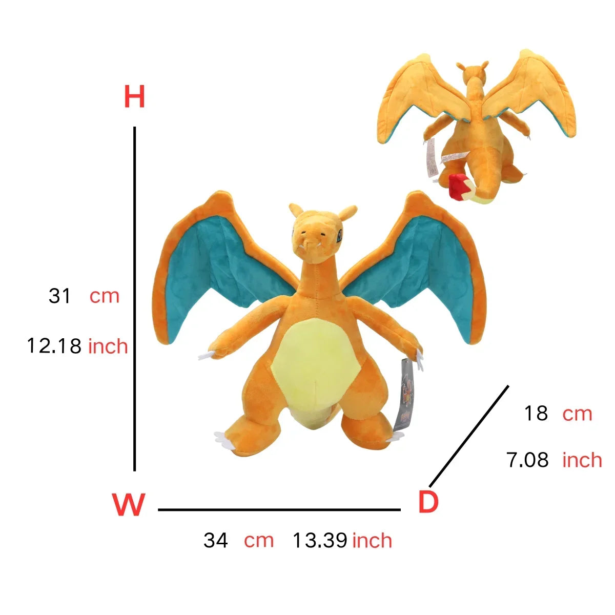 Dragon & Legend Plush – Mega Charizard, Rayquaza & More