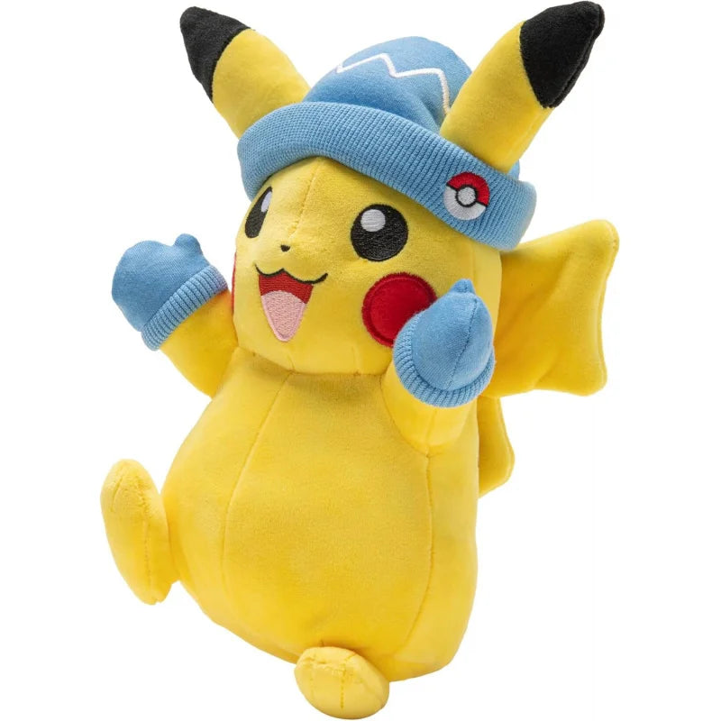 Pikachu Winter Hat & Mittens Plush Set
