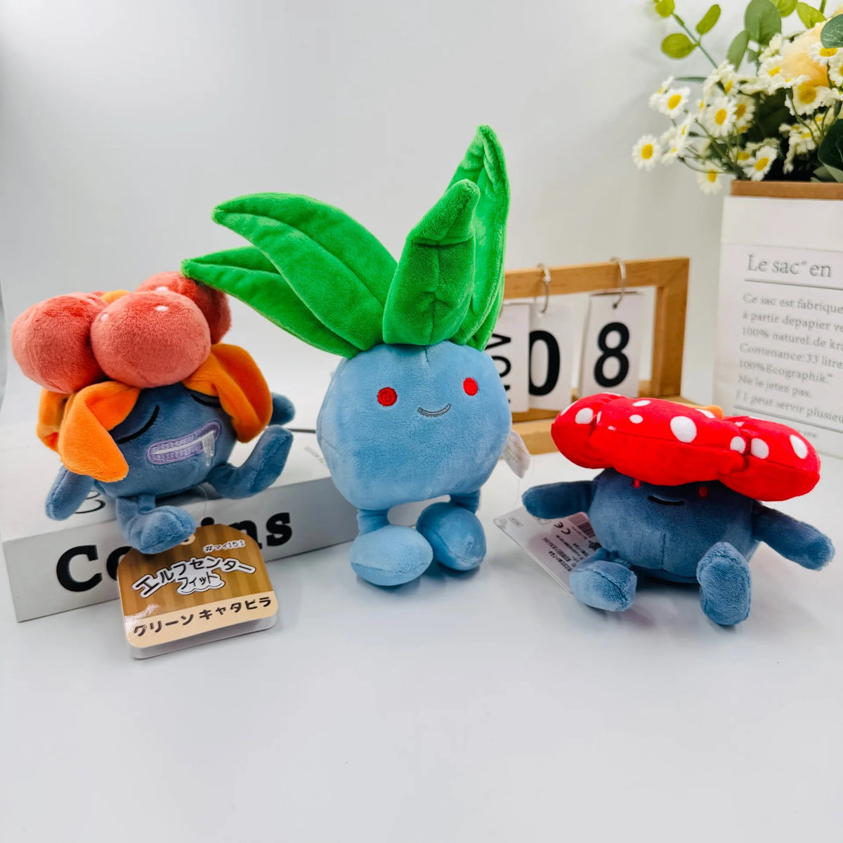 Oddish, Gloom & Vileplume Plush