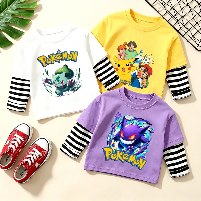 Kids' Pokémon Long-Sleeve Layered Tee