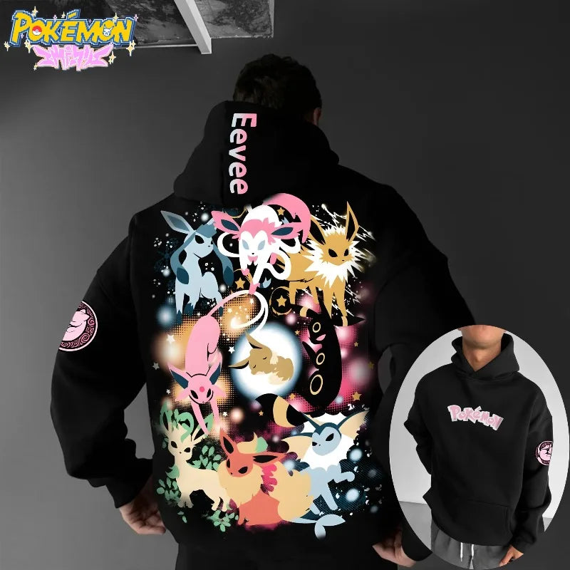 Eevee Family Wide-Fit Hoodie