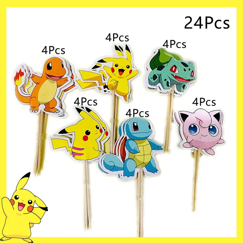 Pikachu Party Tableware Pieces
