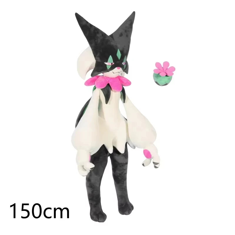 Giant Velvet Meowscarada Plush – 80 to 170 cm