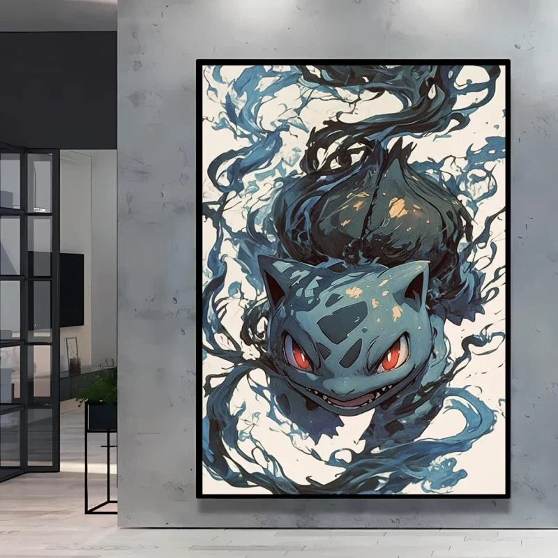 Classic Pokémon Canvas Print – Unframed