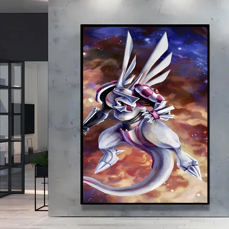 Arceus & Classic Pokémon Canvas Print – Unframed