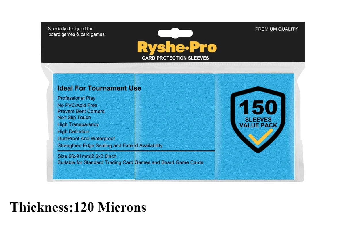 Premium Card Sleeves 66 × 91 mm – 150 Pack