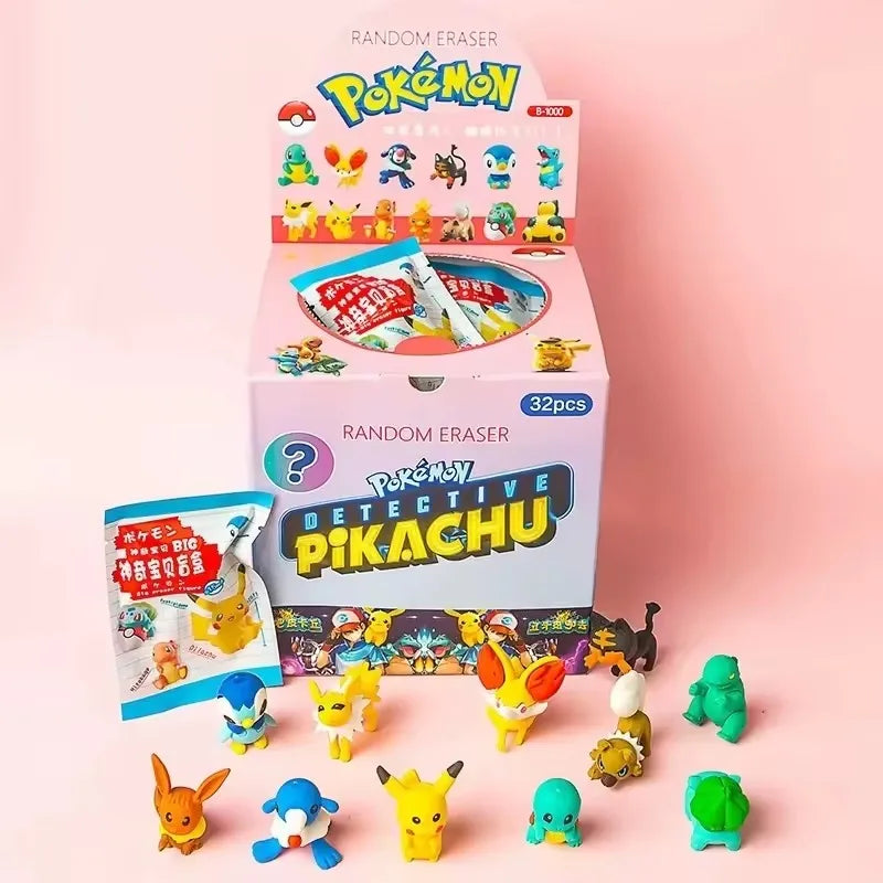 Pikachu Mystery Erasers – 1 to 32 Pack