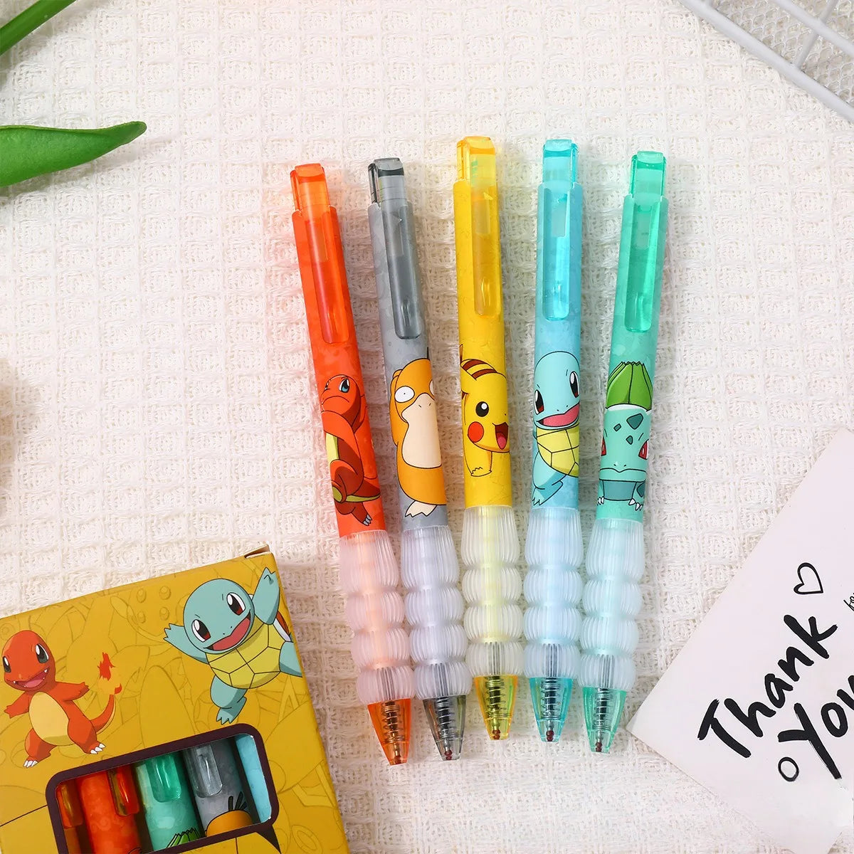 Pikachu Gel Pens – 5 Pack