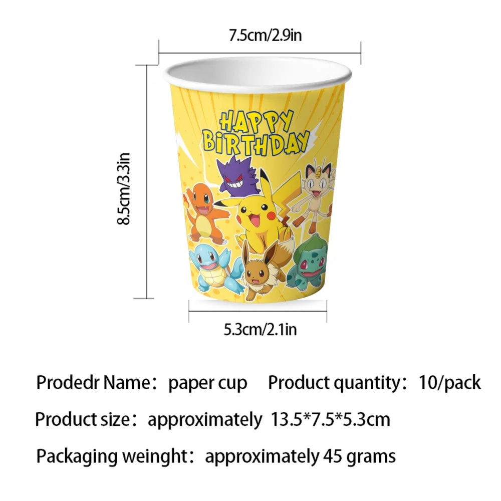 Poké Ball Party Cups
