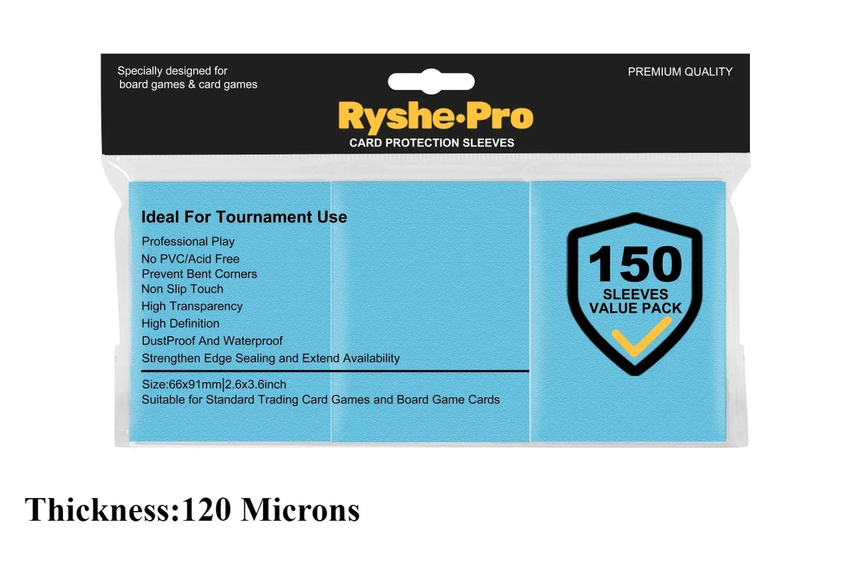 Premium Card Sleeves 66 × 91 mm – 150 Pack