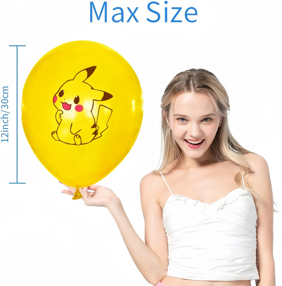 Pikachu & Poké Ball Latex Balloons