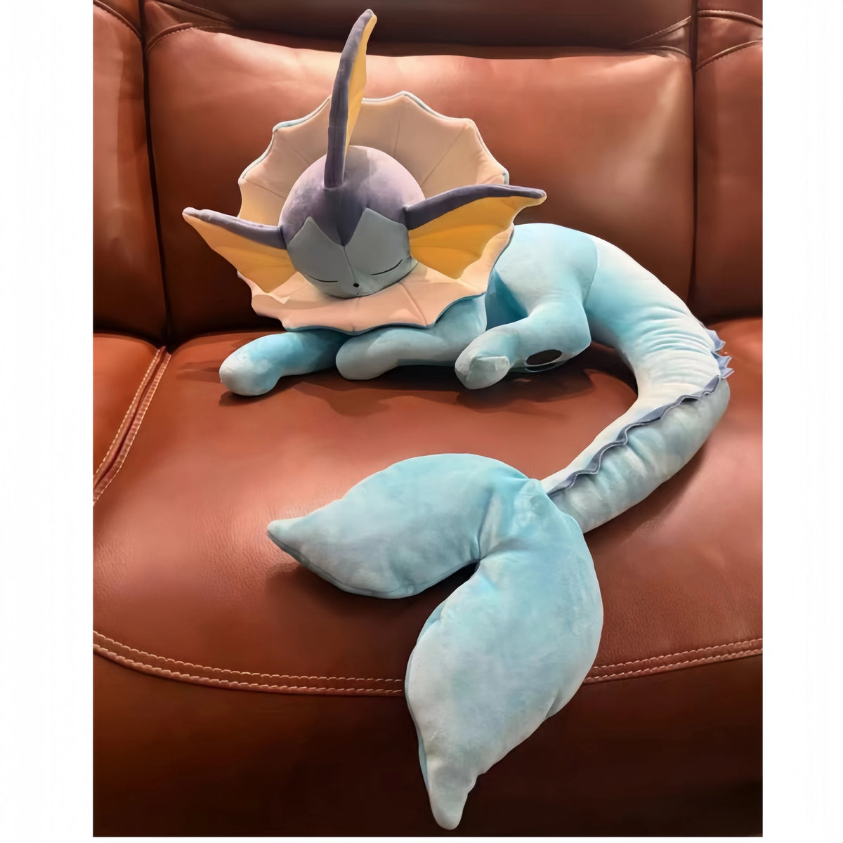 Sleeping Vaporeon Plush – 45 to 50 cm
