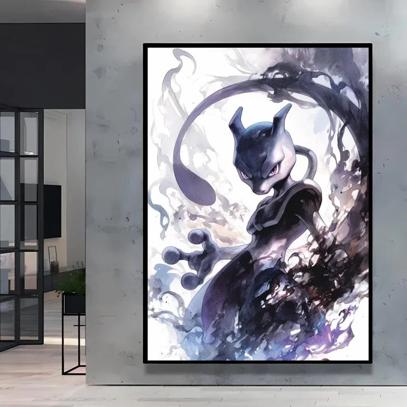 Classic Pokémon Canvas Print – Unframed