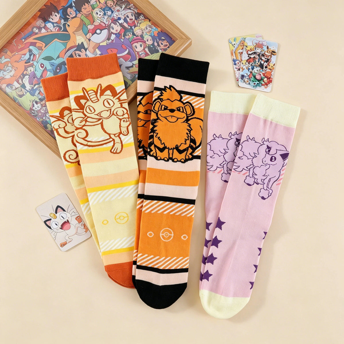 Pokémon Crew Socks – 3 Pairs