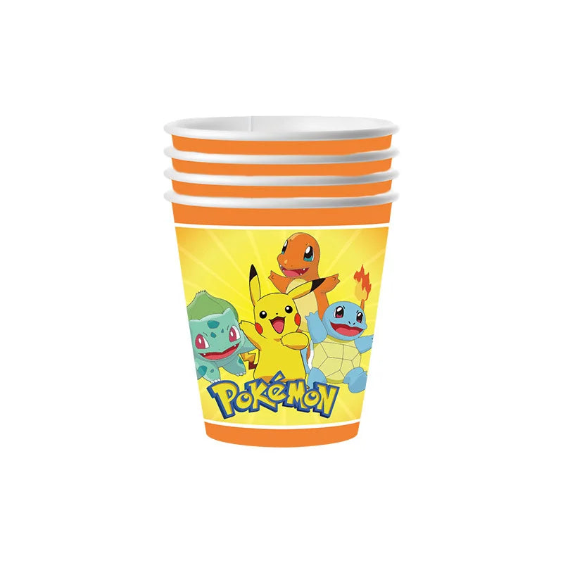 Pikachu Party Plates & Tablecloth