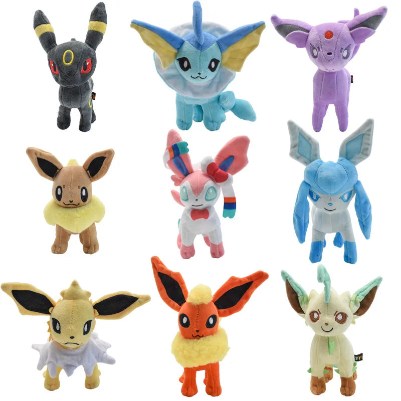 Eeveelution & Pikachu Plush Pillow