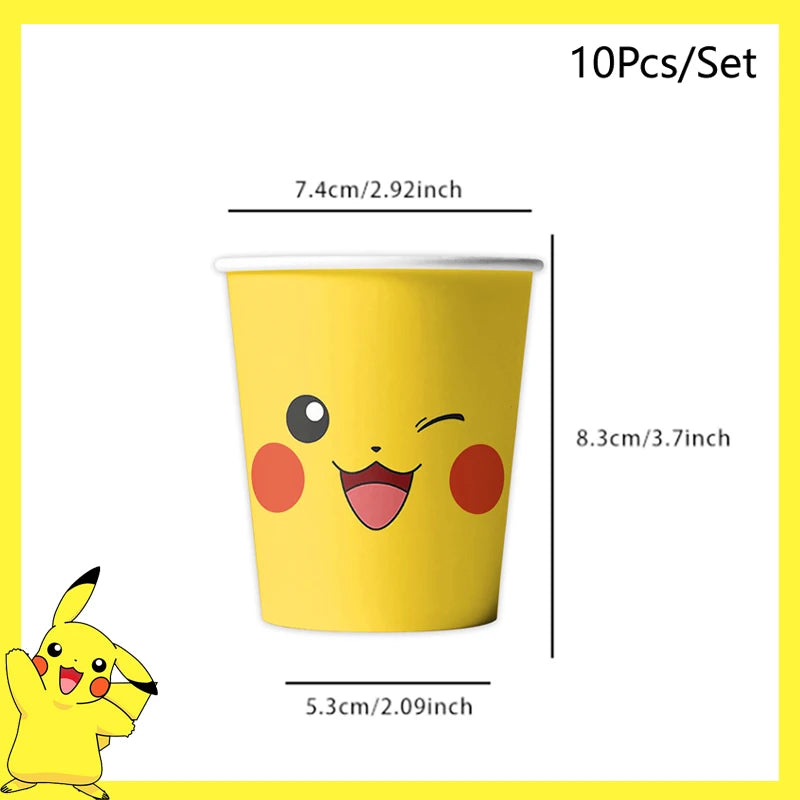Pikachu Party Tableware Pieces