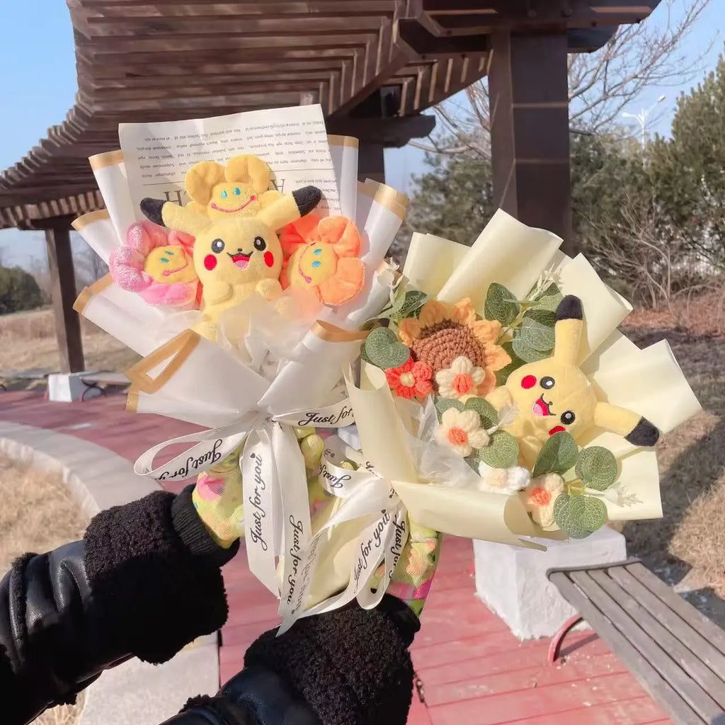 Pikachu Sunflower Plush Bouquet