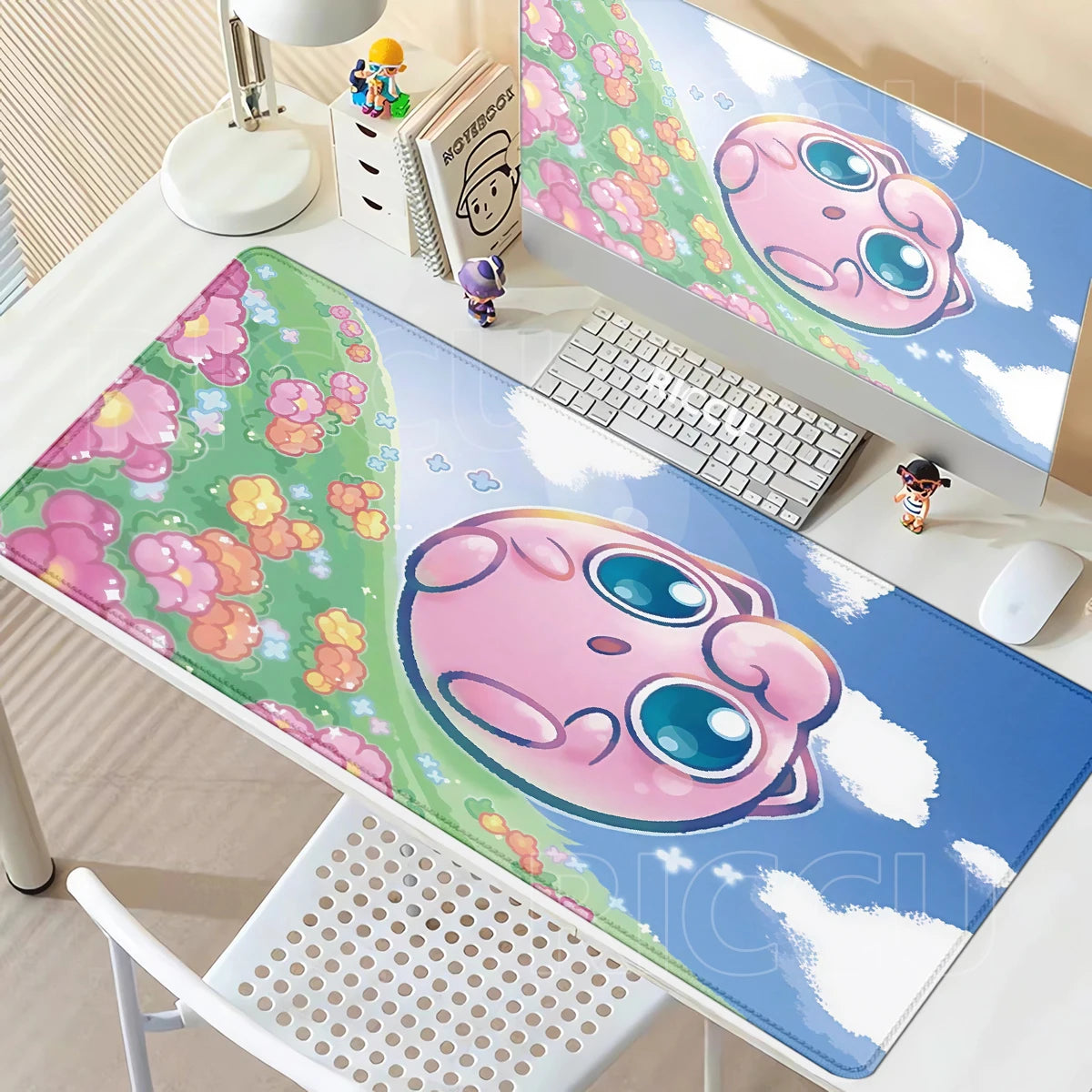 Clefairy & Jigglypuff Desk Mat