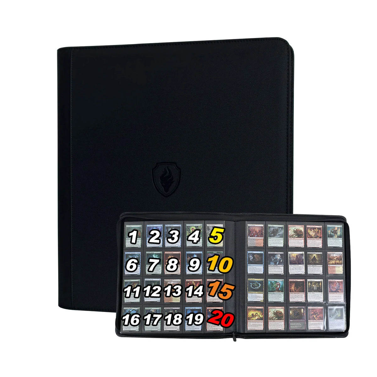 20-Pocket Card Binder – Holds 1,280+ Cards