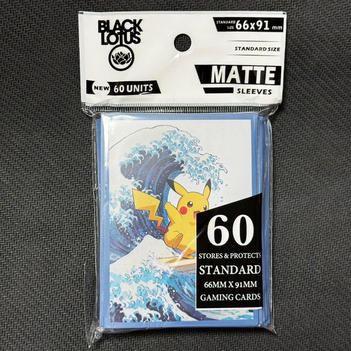 Pikachu or Charmander Art Card Sleeves – 60 Pack
