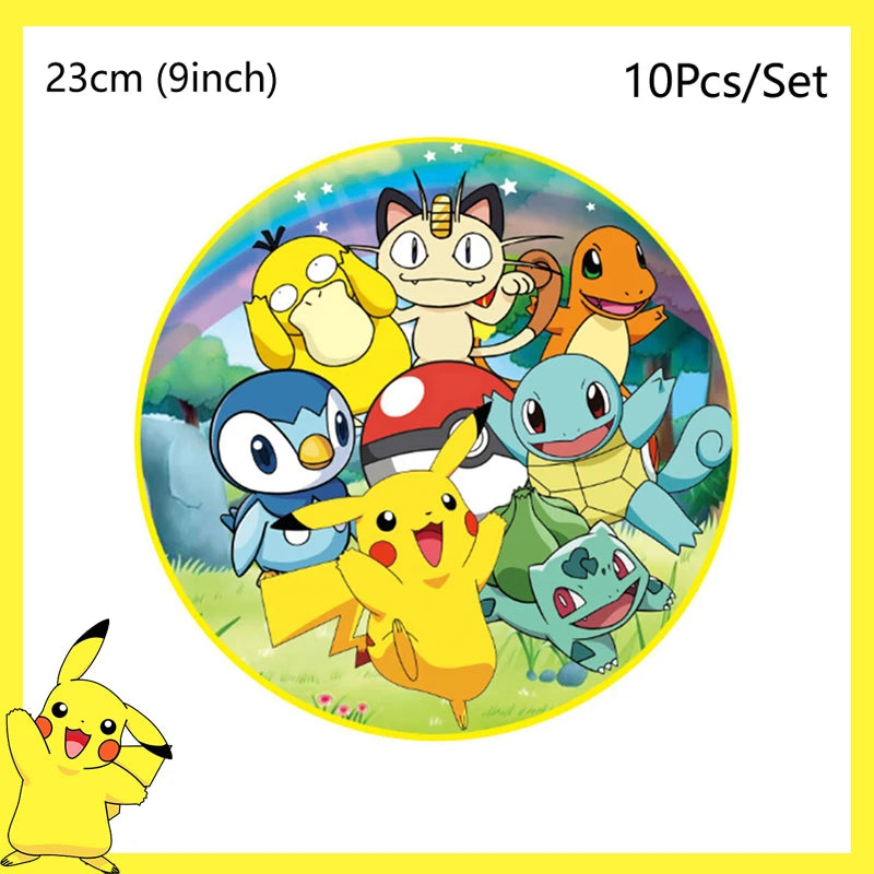 Pikachu Party Tableware Pieces