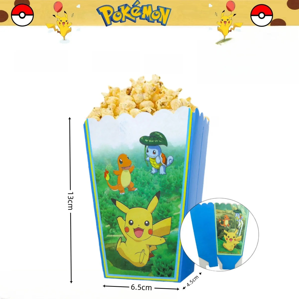 Pikachu Popcorn Boxes