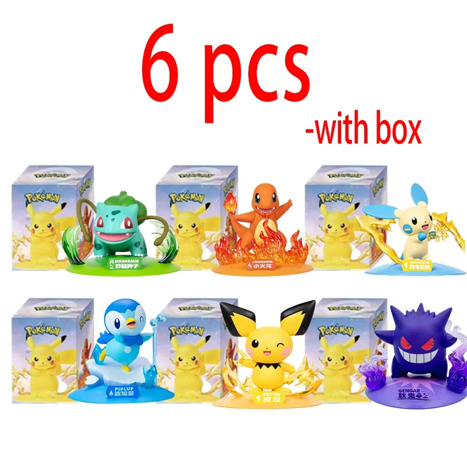 Pikachu & Friends Blind Box Figures – 12 Styles