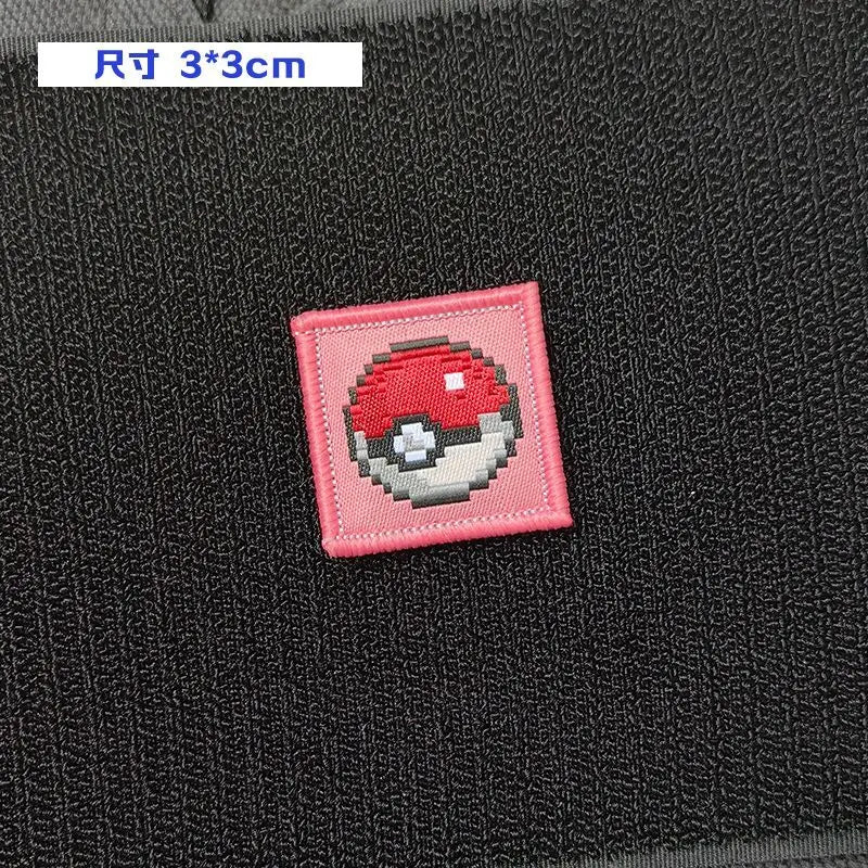 Pixel Starter Embroidered Patches – 5 Pack