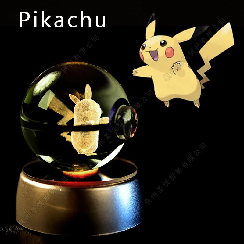 Pokémon 3D Crystal Ball Night Light