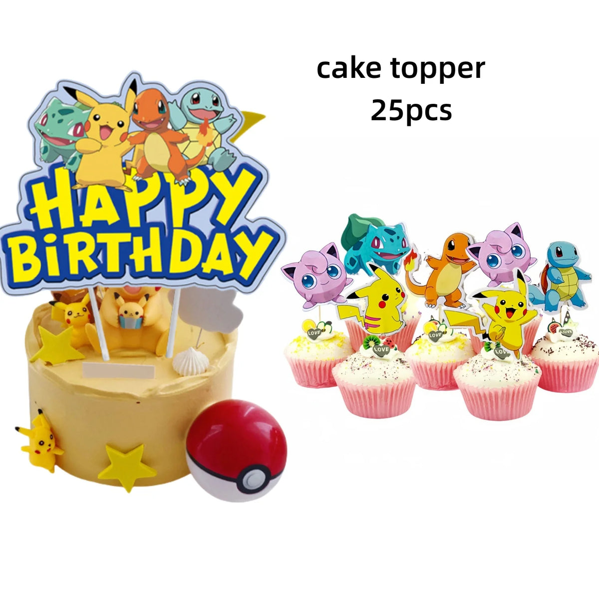 Pikachu Party Pack – Plates, Hats & More
