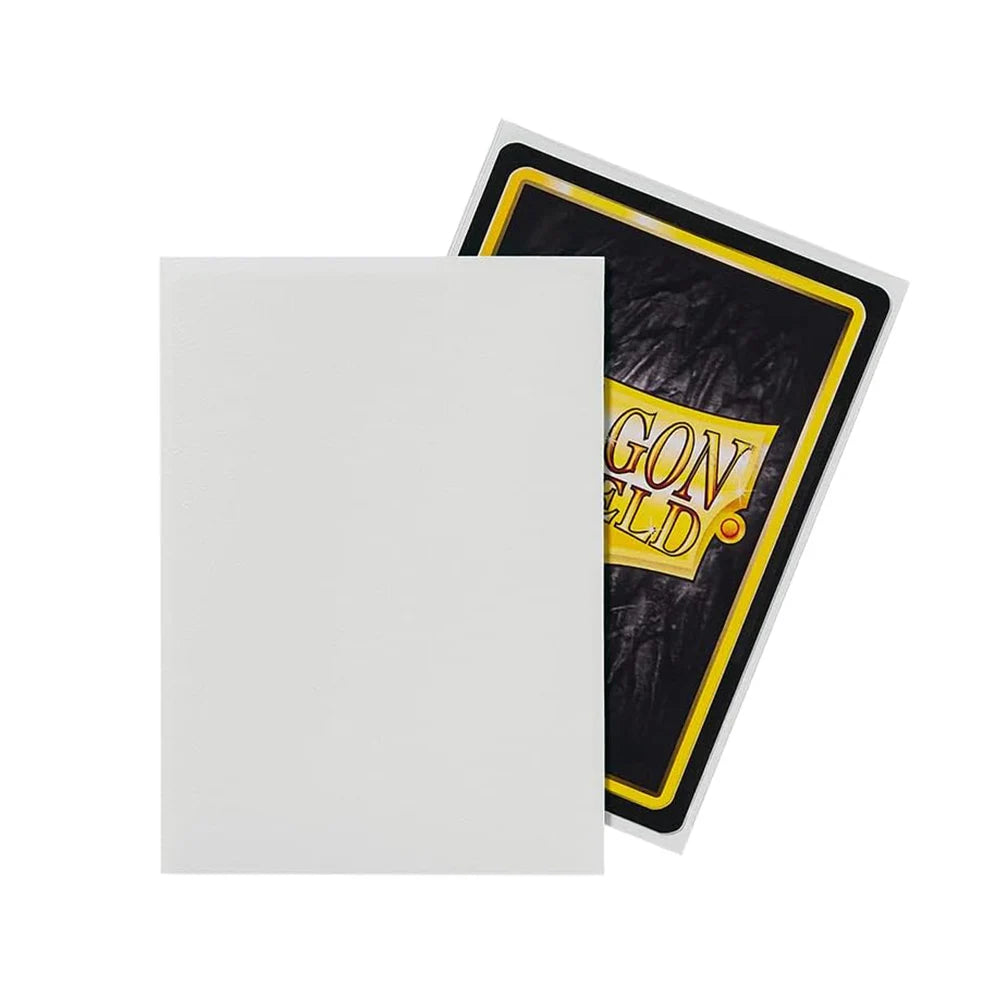 White Card Sleeves 66 × 91 mm – 100 Pack