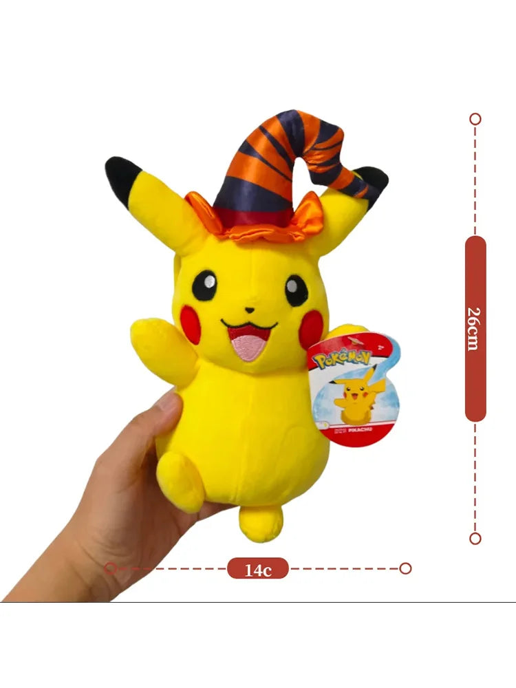 Classic Plush – Pikachu, Charmander & Eevee, 8 in