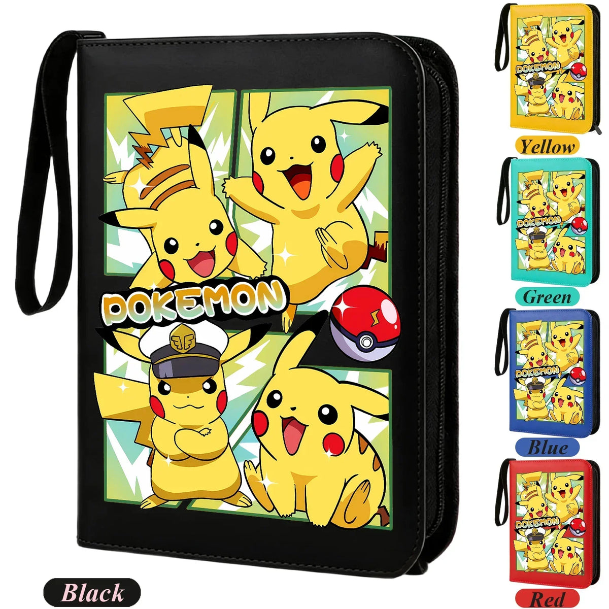 4-Pocket Zip Card Binder – 400 Cards