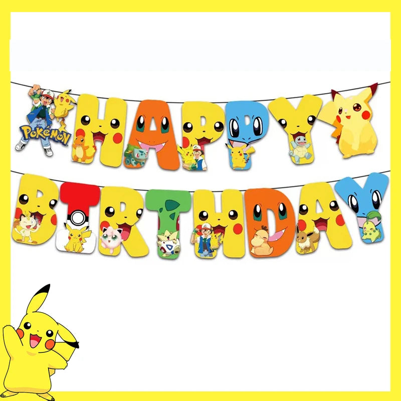Pikachu Party Tableware Pieces