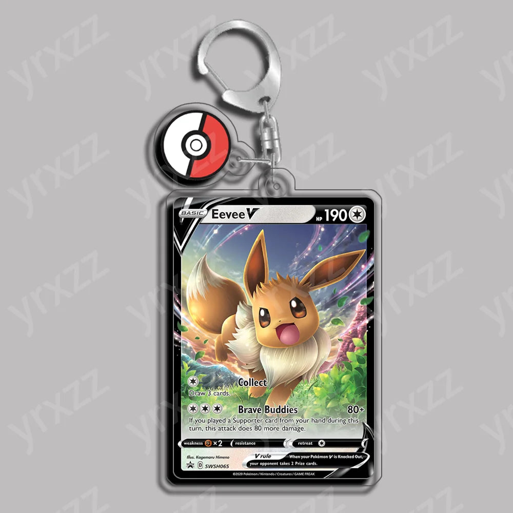 Pokémon Acrylic Keychain – Vaporeon, Charizard & More