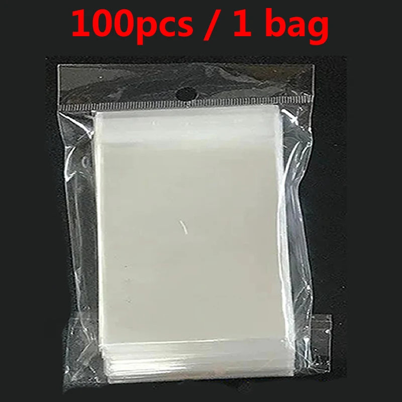 Clear Card Sleeves 67 × 90 mm – 100 Pack