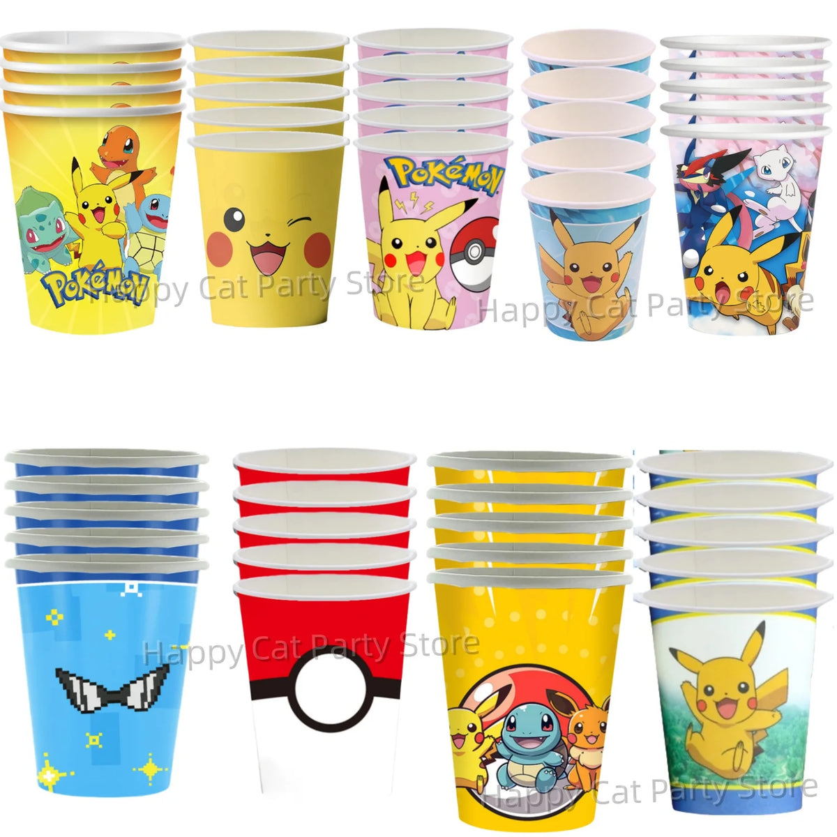 Pikachu Party Cups