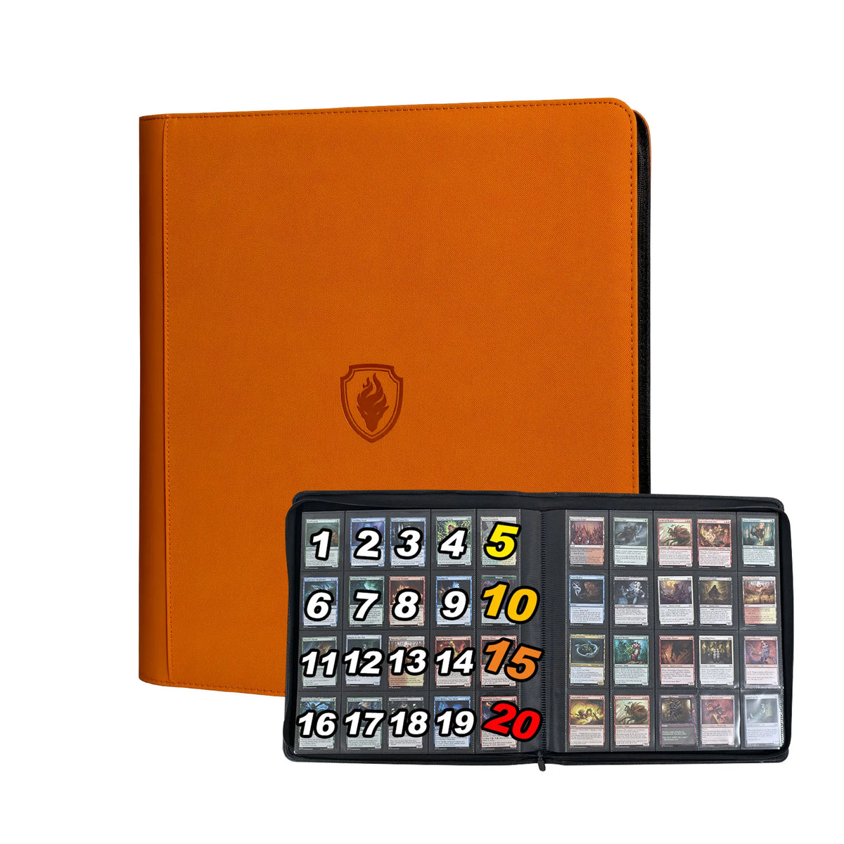 20-Pocket Card Binder – Holds 1,280+ Cards