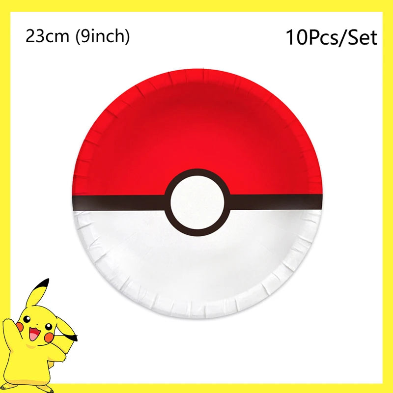Pikachu Party Tableware Pieces