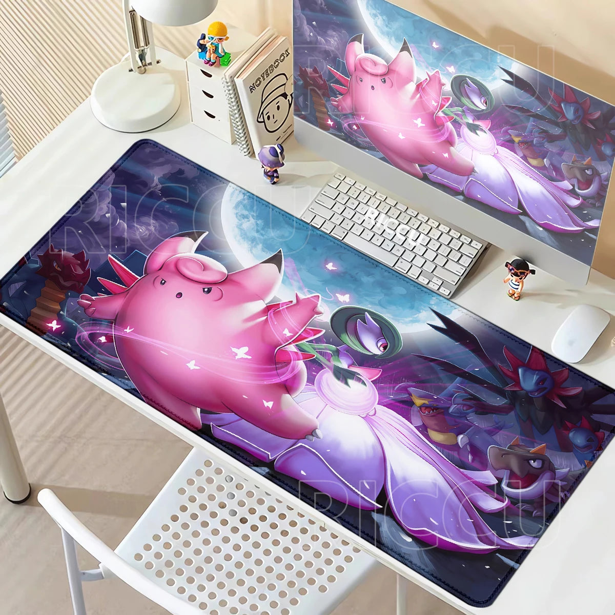 Clefairy & Jigglypuff Desk Mat