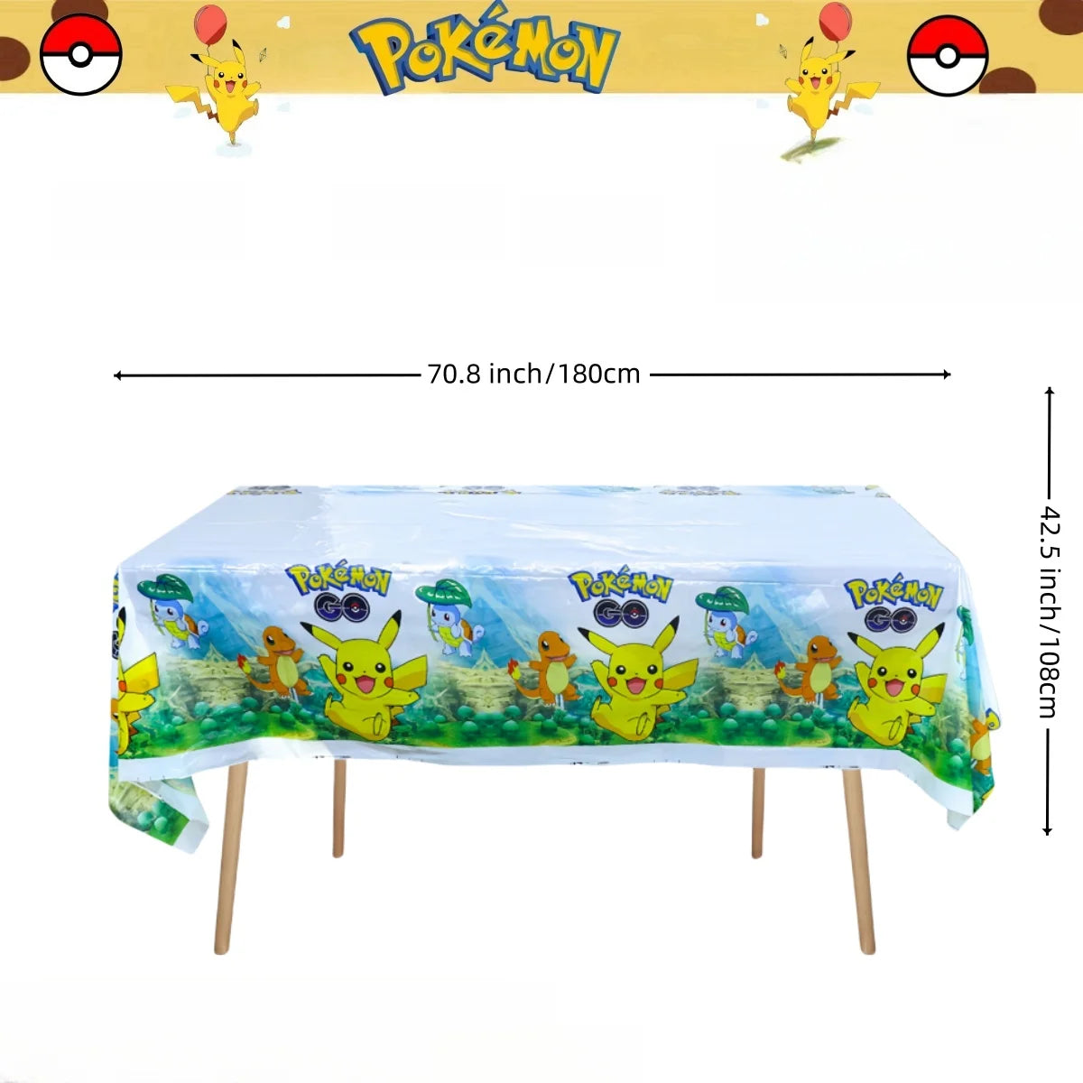 Pikachu Party Tablecloth