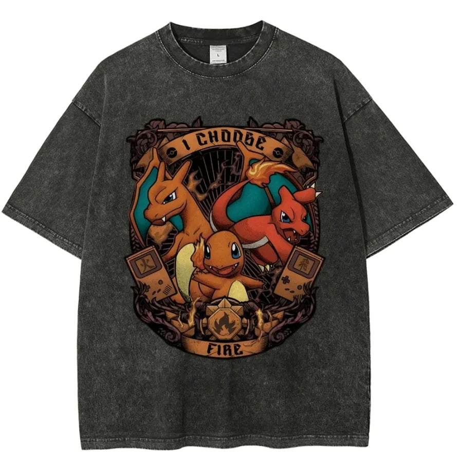 Pokémon Character Graphic T-Shirt