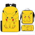 Pikachu Backpack Set with Lunch Bag – 3 Pieces