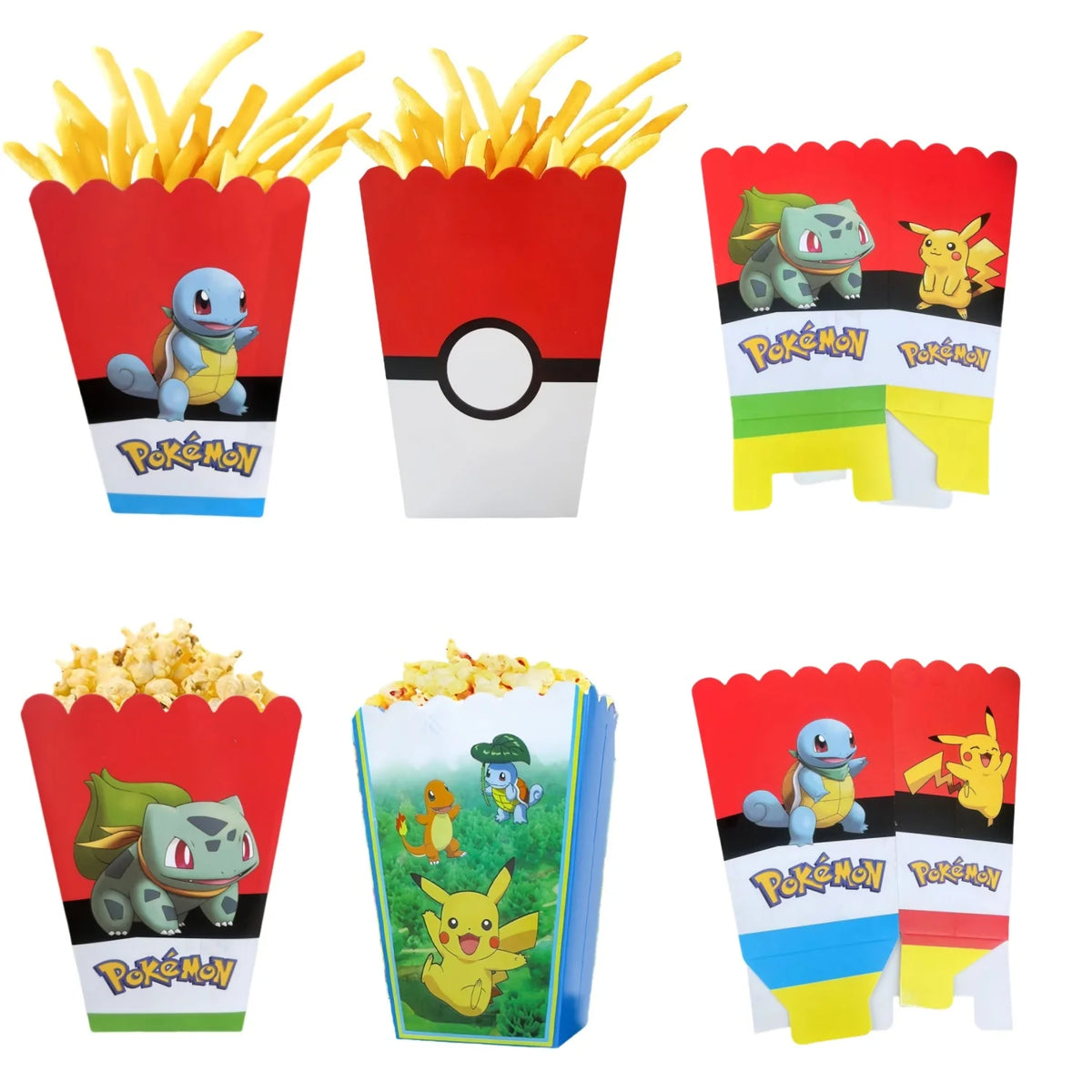 Pikachu Popcorn Boxes